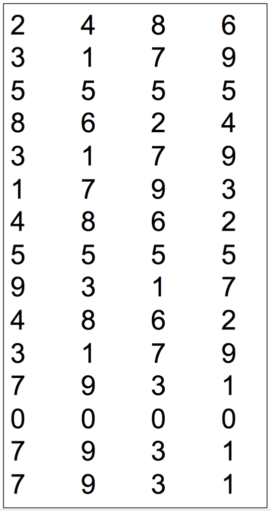 2020 Summer Game 9 Long Chain Solitaire RightStart™ Mathematics by Activities for Learning, Inc.