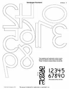 sandpaper numbers