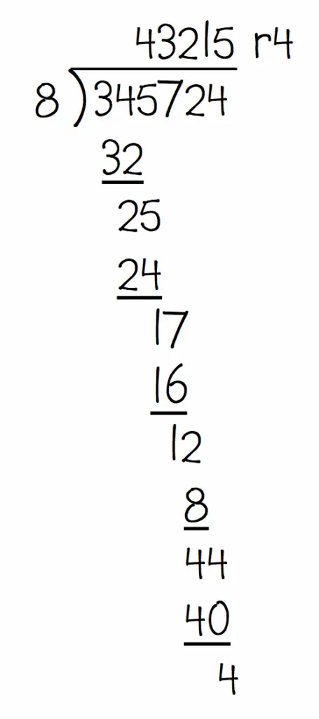 long division