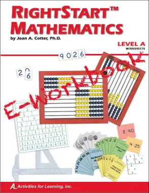 1st ed. RightStart™ Mathematics Level A Worksheets E-Book - Image 2