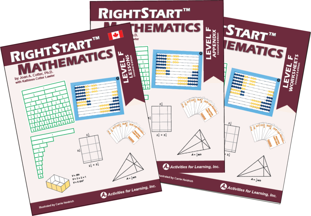 Right Start Math Cards Level F Book Bundle – Canadian | RightStart Mathematics