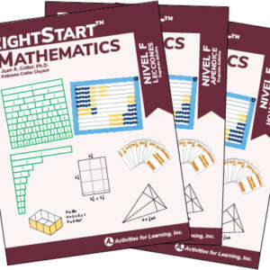RightStart Math Level F Book Bundle PDF - Spanish